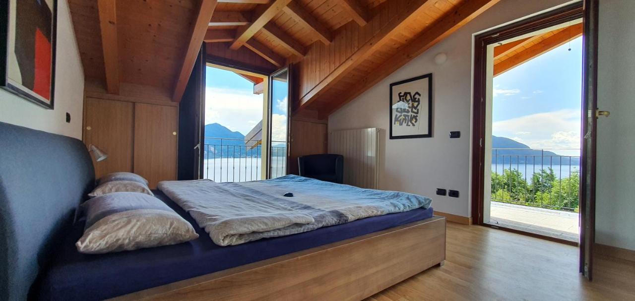 Bella Vista Lago Maggiore Ghiffa Bagian luar foto