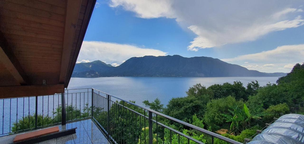 Bella Vista Lago Maggiore Ghiffa Bagian luar foto