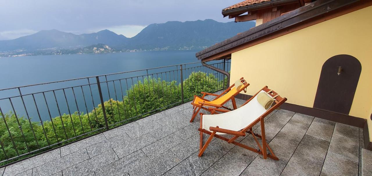 Bella Vista Lago Maggiore Ghiffa Bagian luar foto