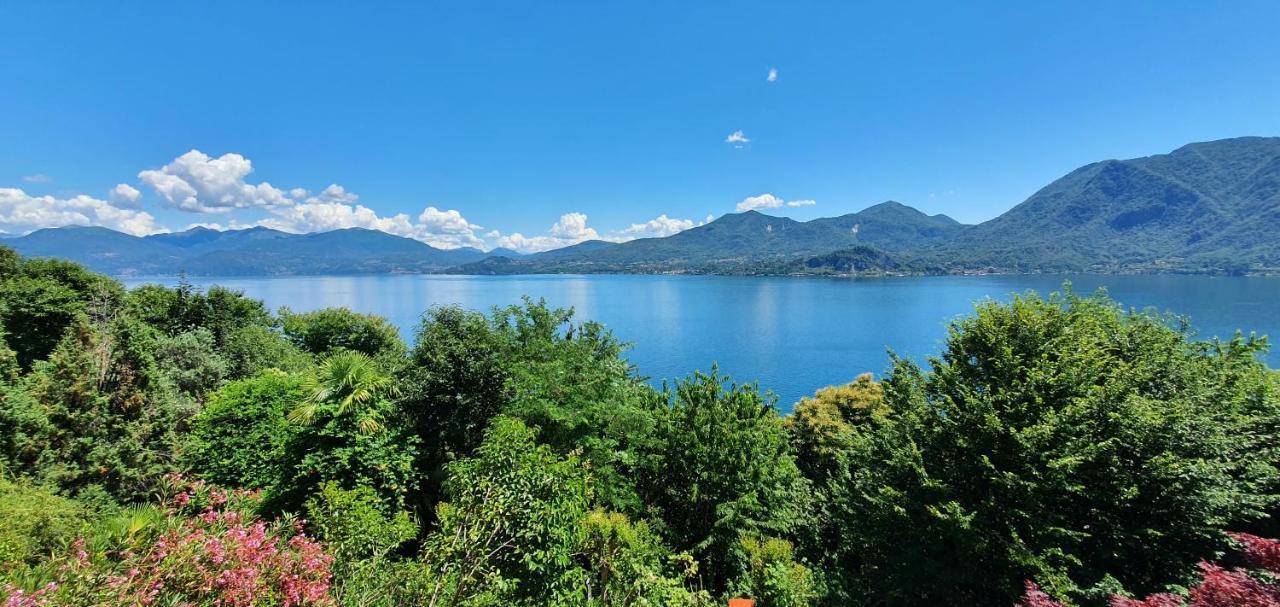 Bella Vista Lago Maggiore Ghiffa Bagian luar foto