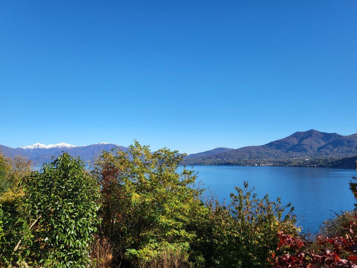 Bella Vista Lago Maggiore Ghiffa Bagian luar foto