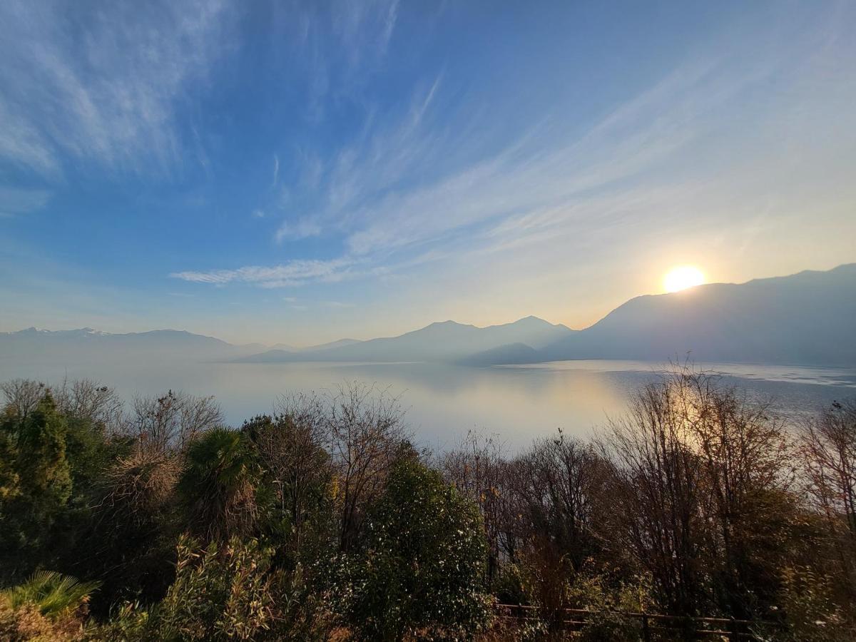 Bella Vista Lago Maggiore Ghiffa Bagian luar foto