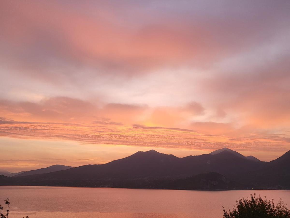 Bella Vista Lago Maggiore Ghiffa Bagian luar foto